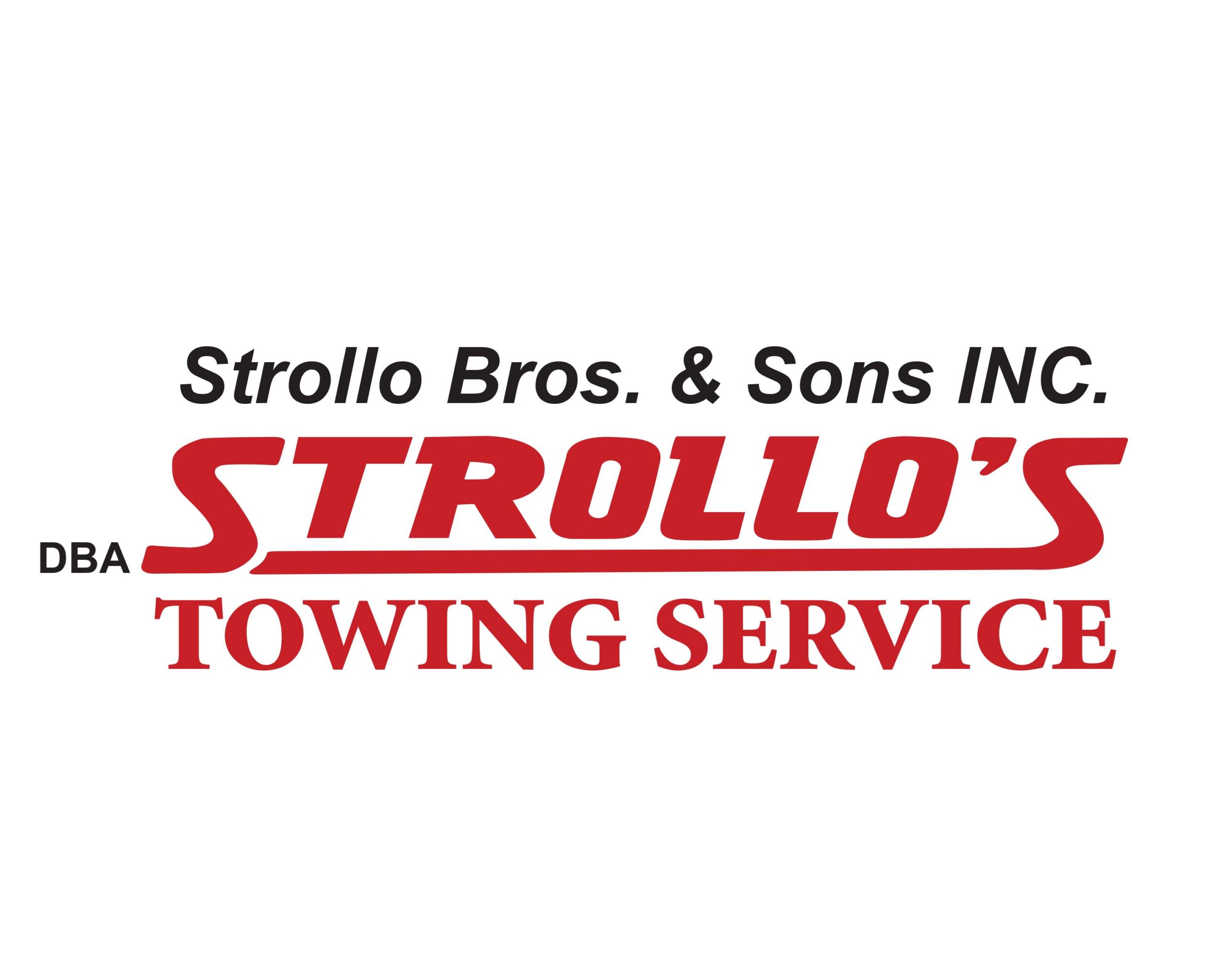 Strollos towing logo